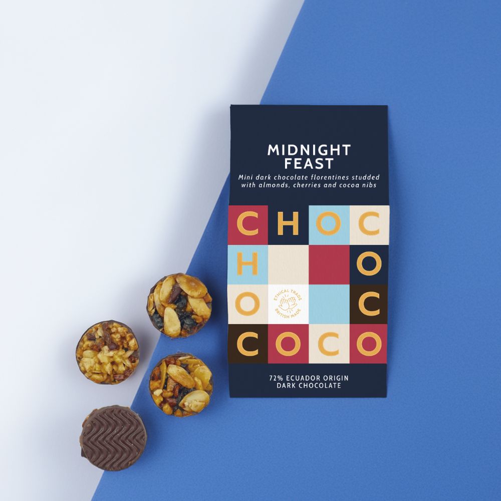 Mini Dark Chocolate Florentines