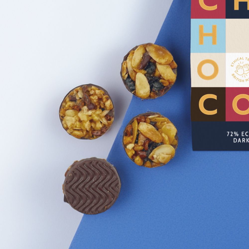 Mini Dark Chocolate Florentines