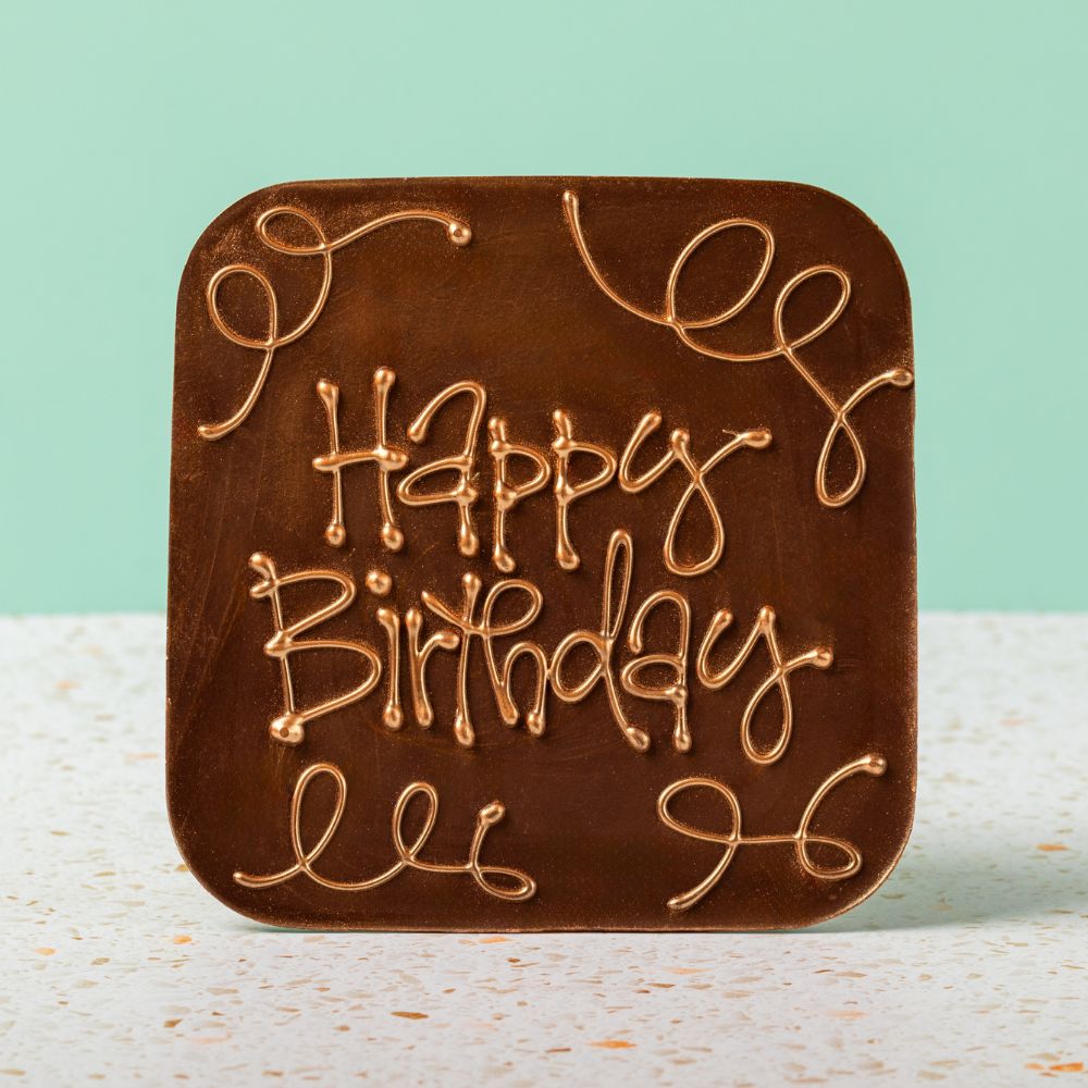 Happy Birthday giant dark chocolate bar (vf)