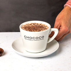 500g 47% Colombia origin Milk Hot Chocolate Flakes Refill Bag – view 2