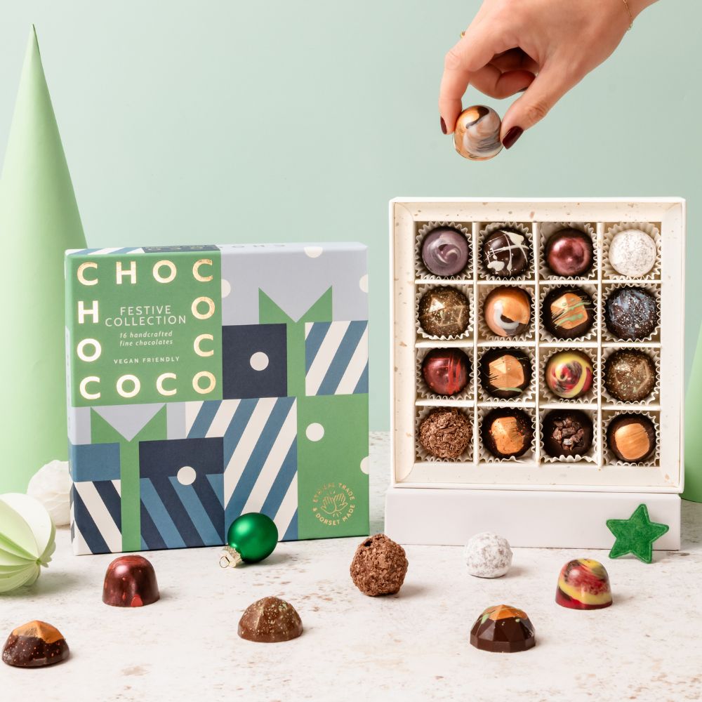Medium Plant-based Festive Chocolate Selection Box (vf)