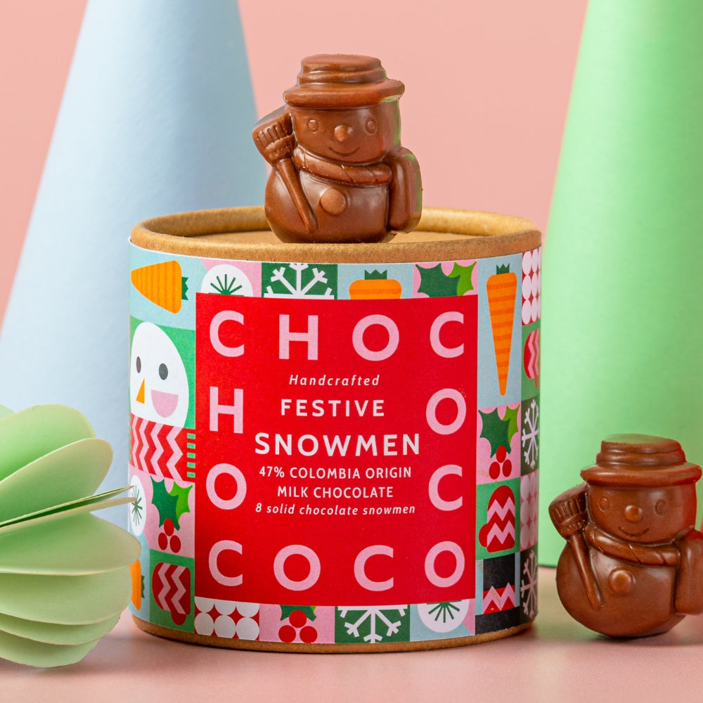 Milk Chocolate Snowman Shapes Tube – view 3
