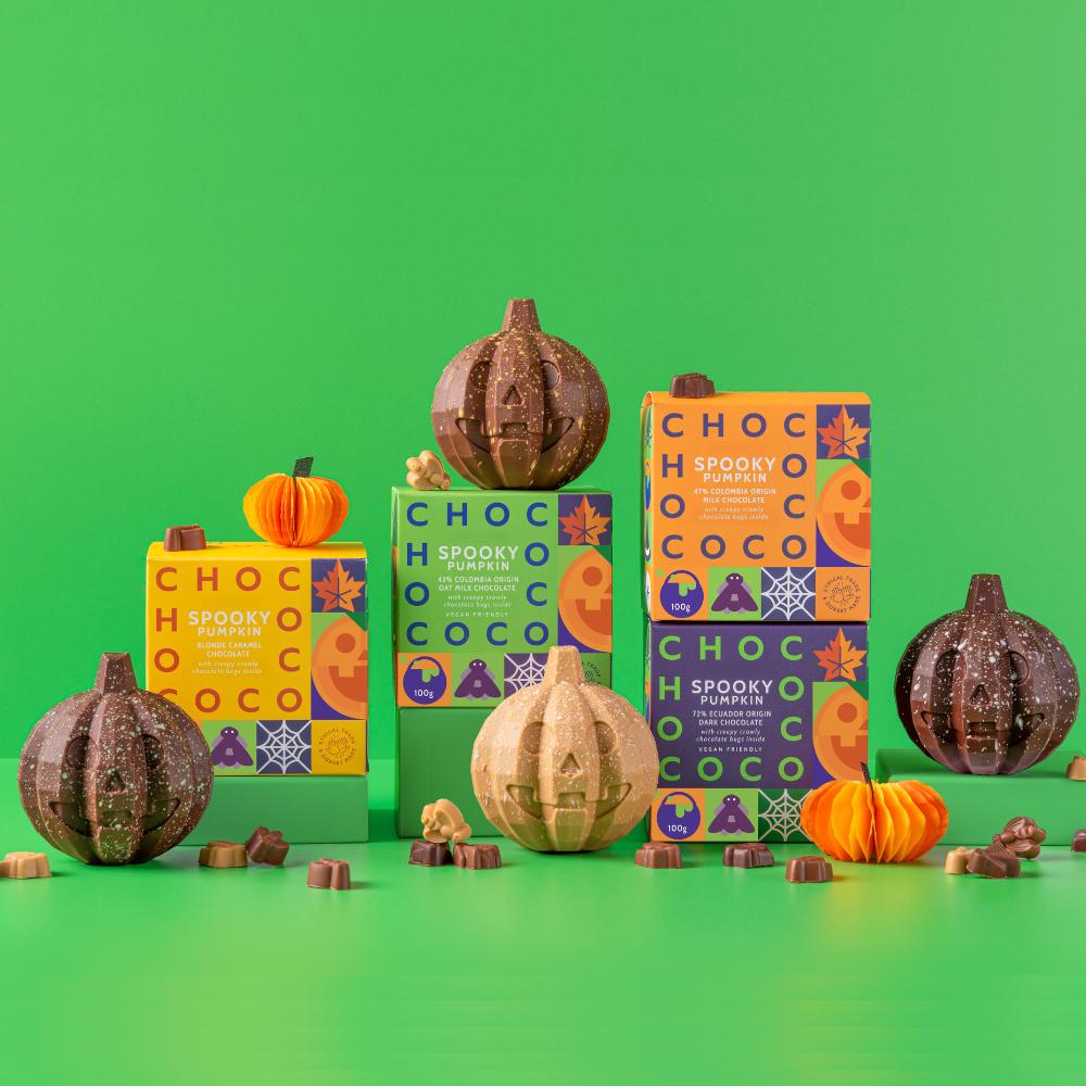 Oat M!lk Chocolate Pumpkin with bugs inside (vf) – view 3
