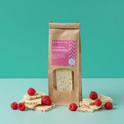 White Chocolate Ravishing Raspberry Slabs