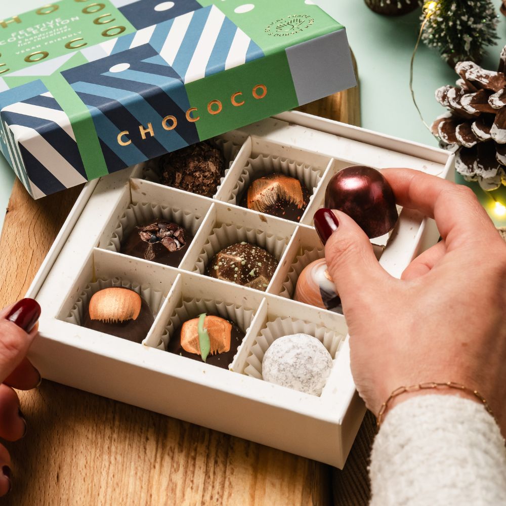 Small Vegan-friendly Festive Chocolate Selection Box (vf)
